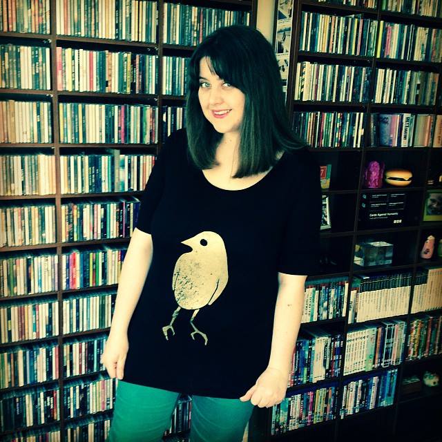 Becky Jerams wearing Walker